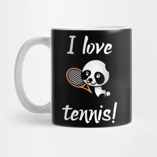 I Love Tennis Mug